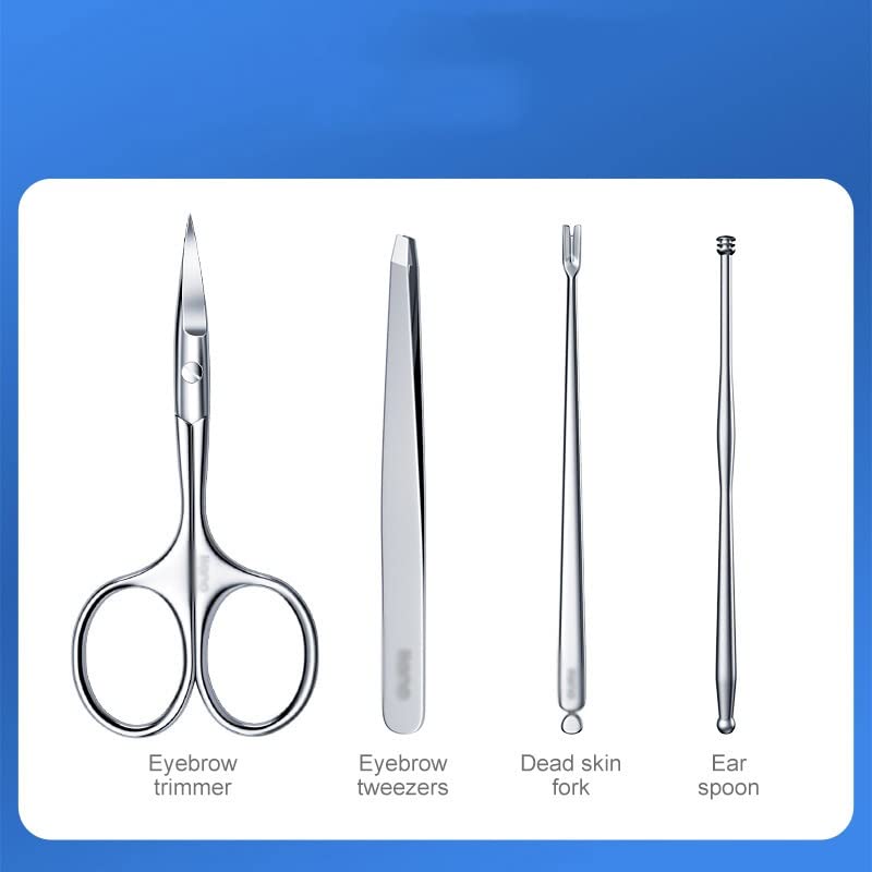 4-in-1 Stainless Steel Eyebrow Grooming Set