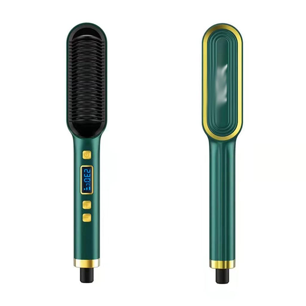 2-in-1 Ionic Straightening Brush with LCD