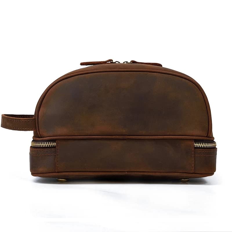Leather Travel Toiletry Bag