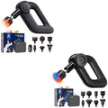 Dual Massage Gun Set with Light and Heat