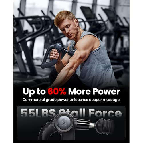 Dual Massage Gun Set with Light and Heat