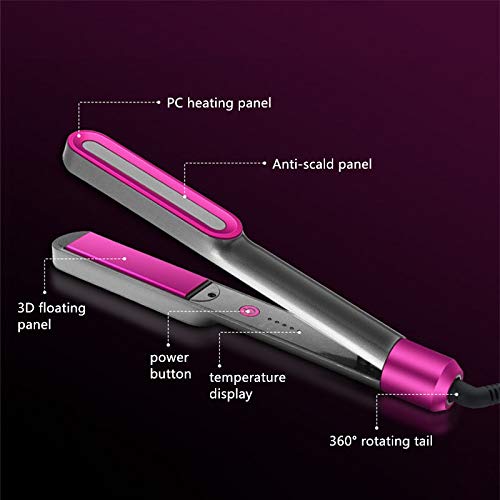 2-in-1 Rotating Flat Iron and Hair Curler
