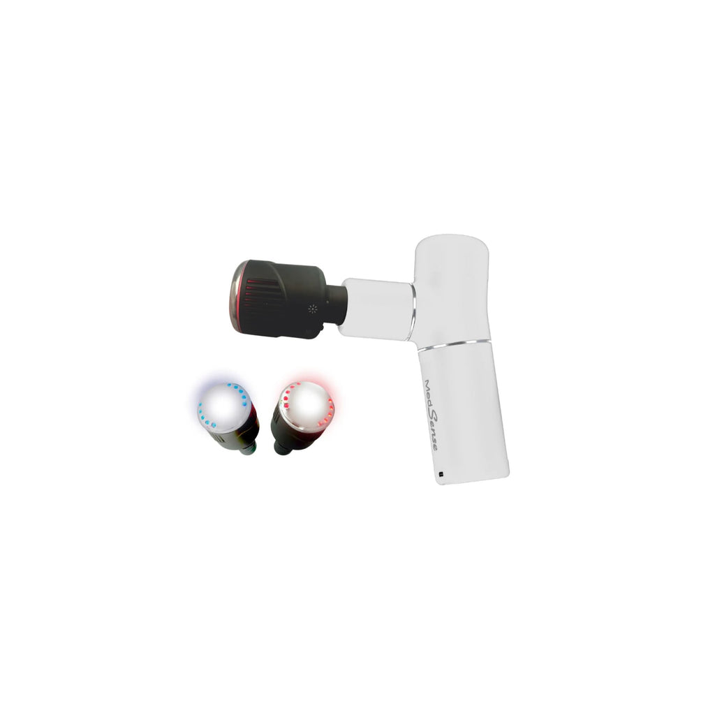 Percussion Massage Gun with Light and Thermal Attachment