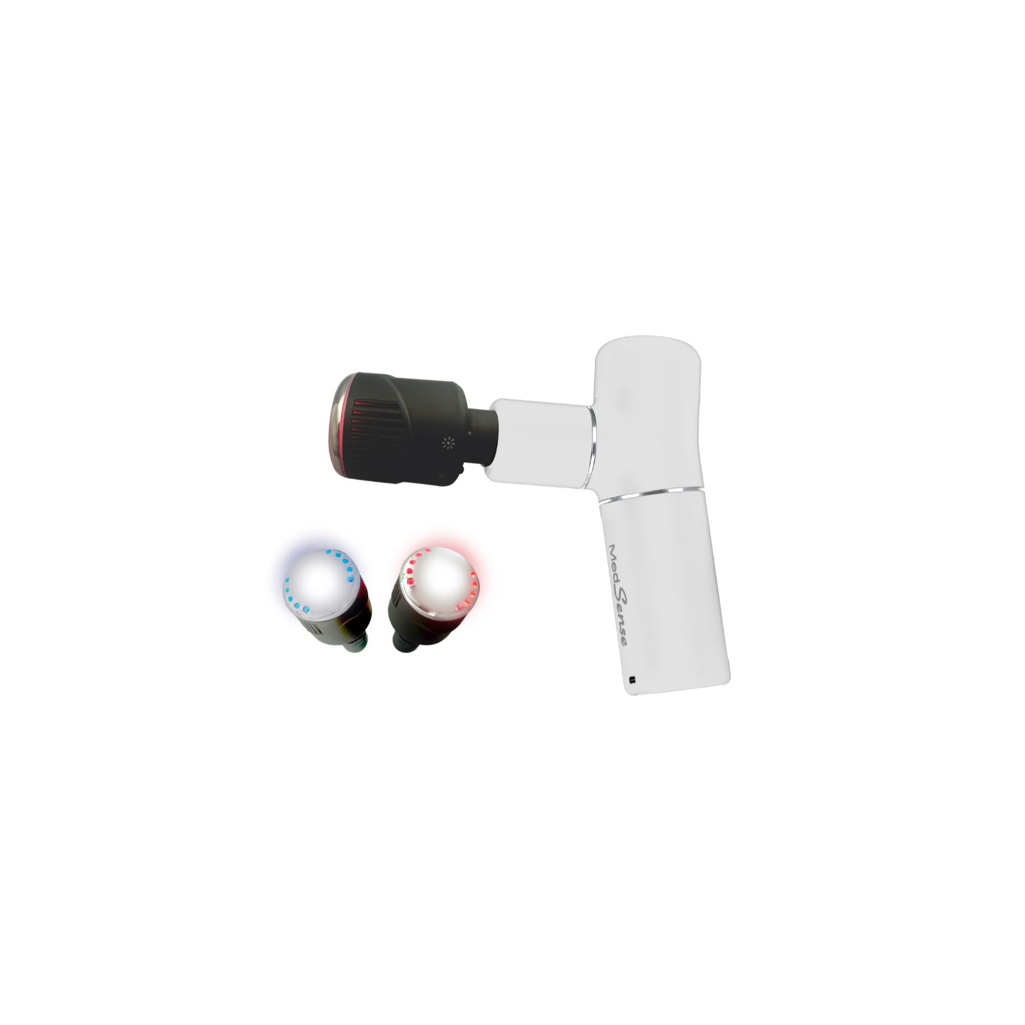Percussion Massage Gun with Light and Thermal Attachment