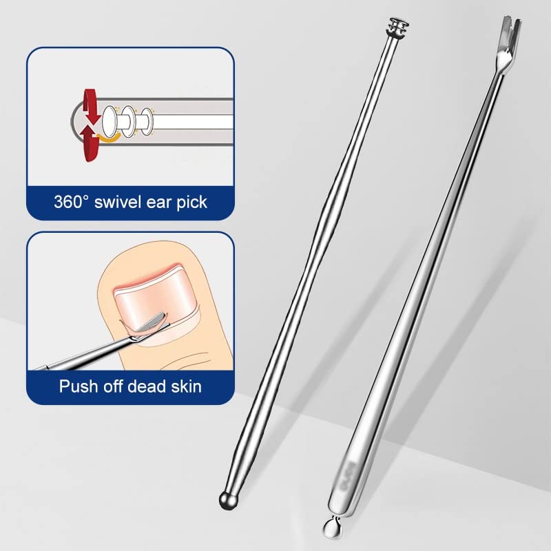 4-in-1 Stainless Steel Eyebrow Grooming Set