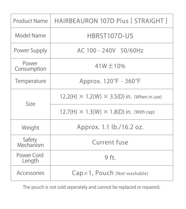 Professional Hair Straightening Iron