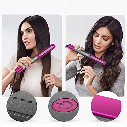 2-in-1 Rotating Flat Iron and Hair Curler