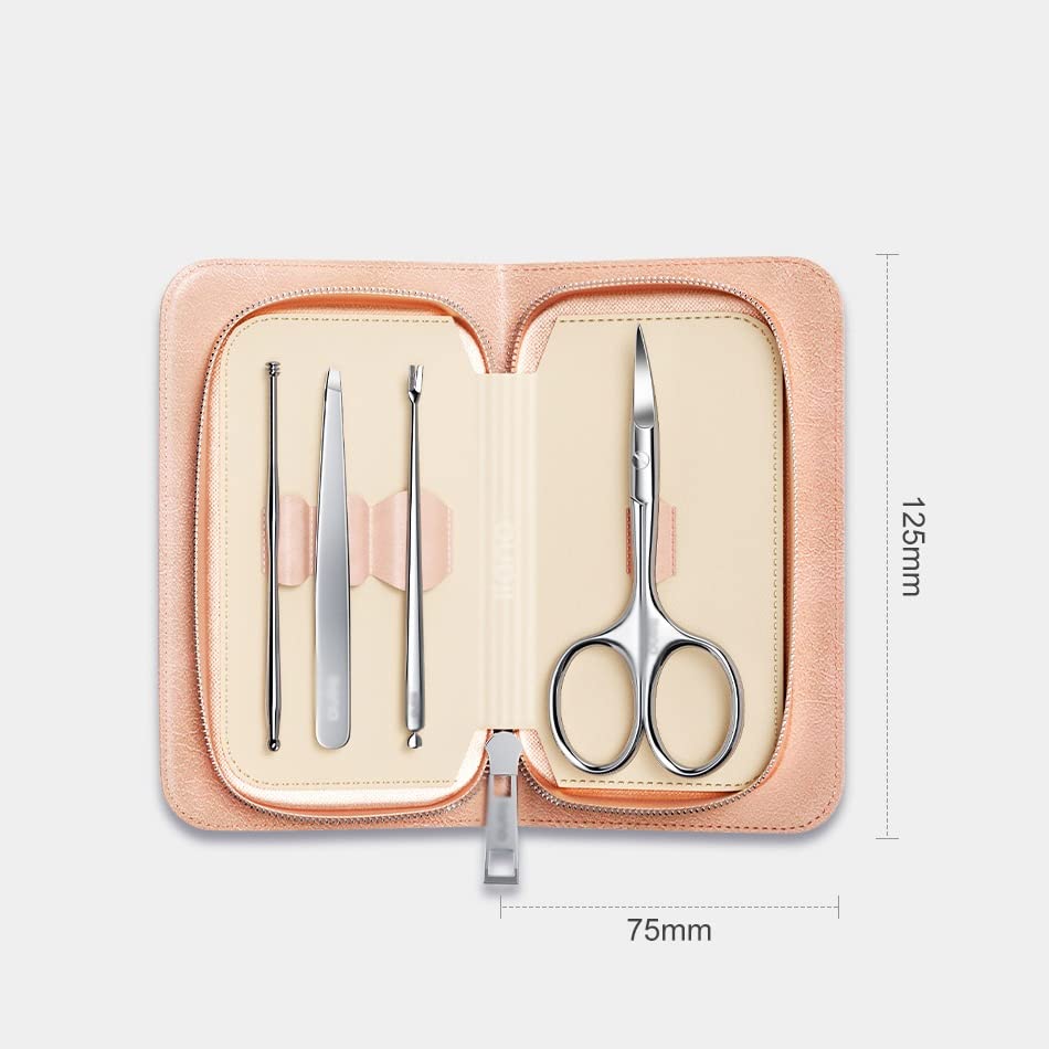 4-in-1 Stainless Steel Eyebrow Grooming Set
