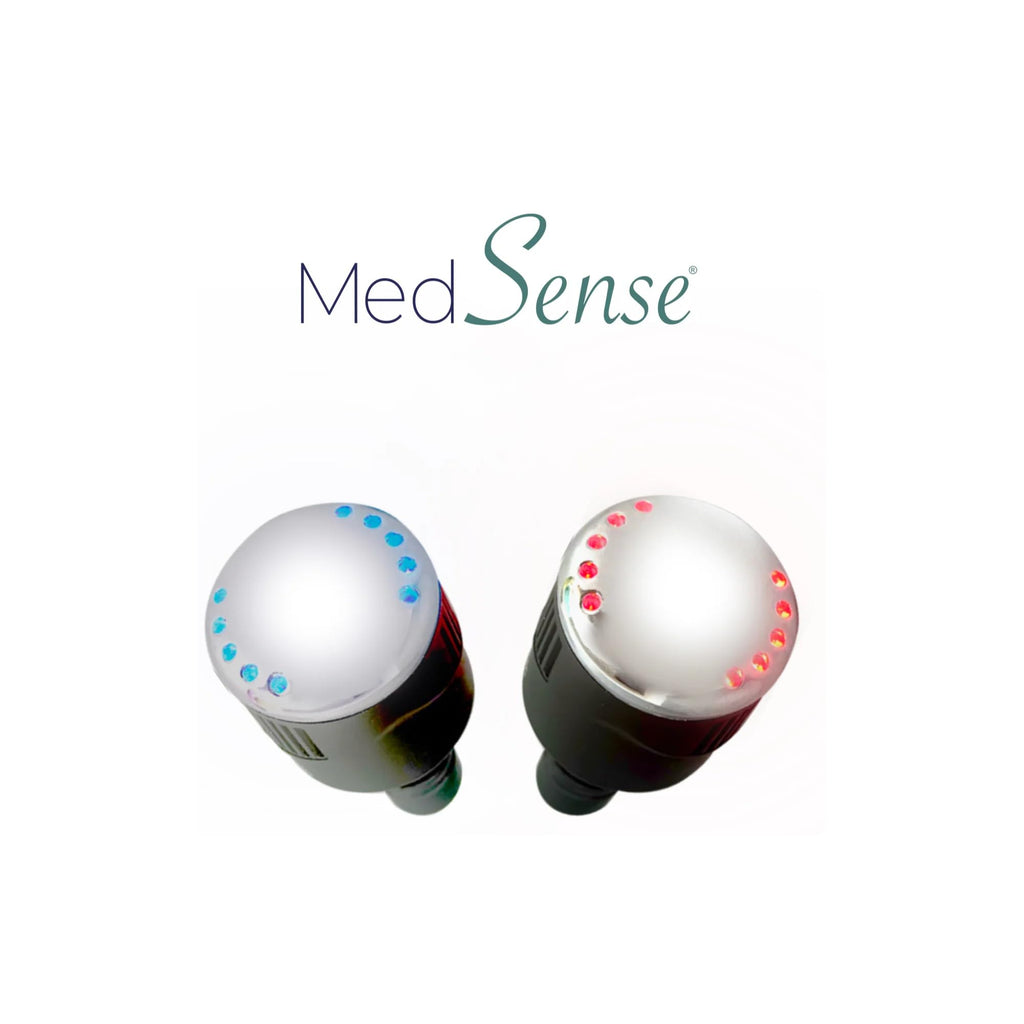 Percussion Massage Gun with Light and Thermal Attachment
