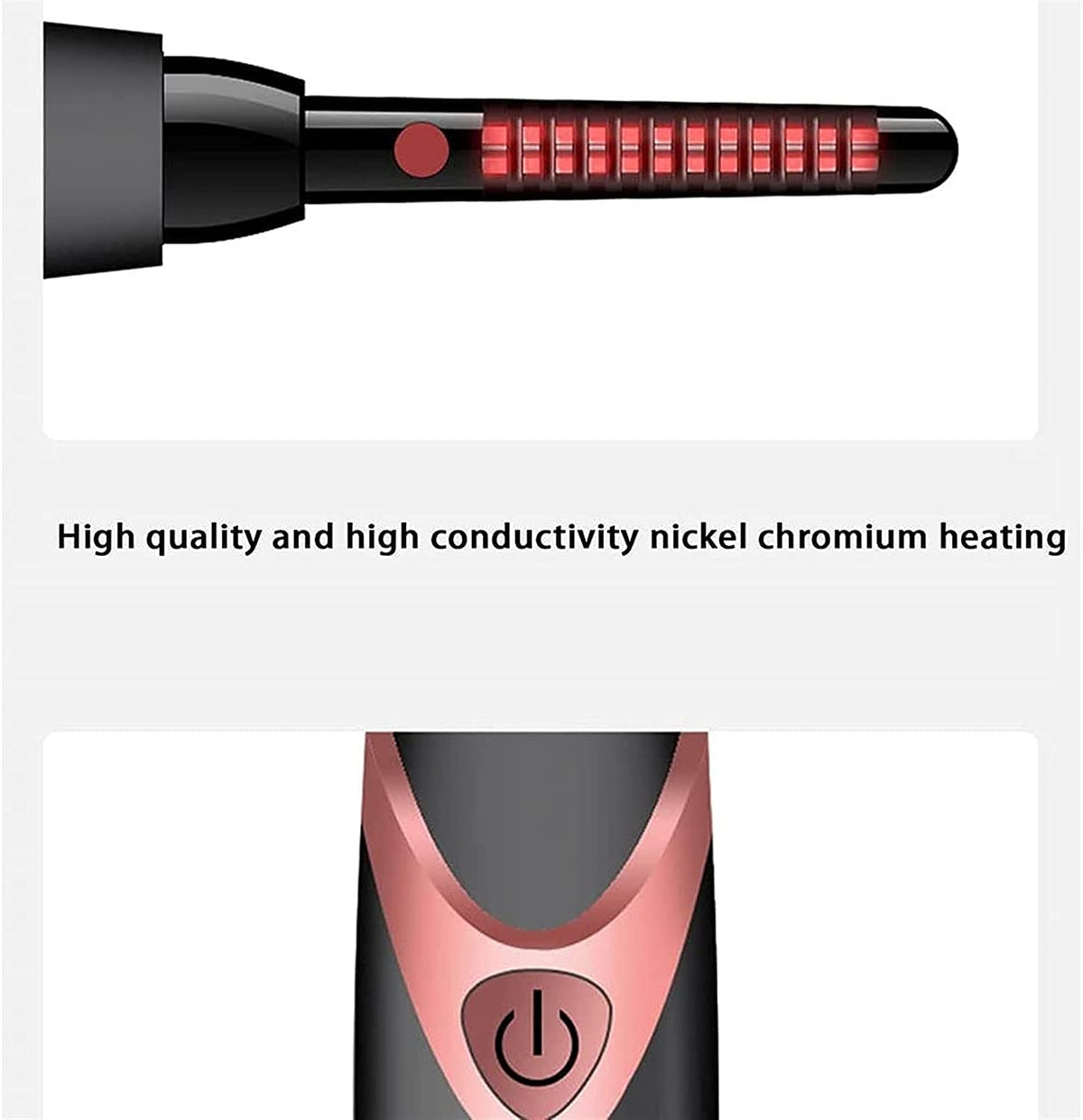 Fast-Heating Electric Eyelash Curler