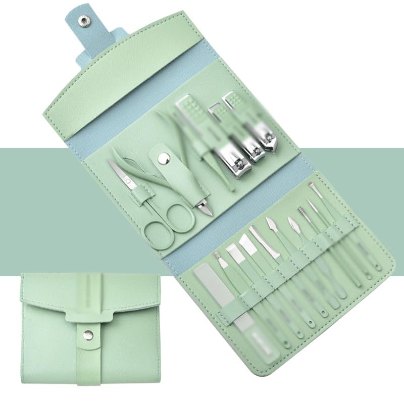 16-Piece Stainless Steel Nail Grooming Set