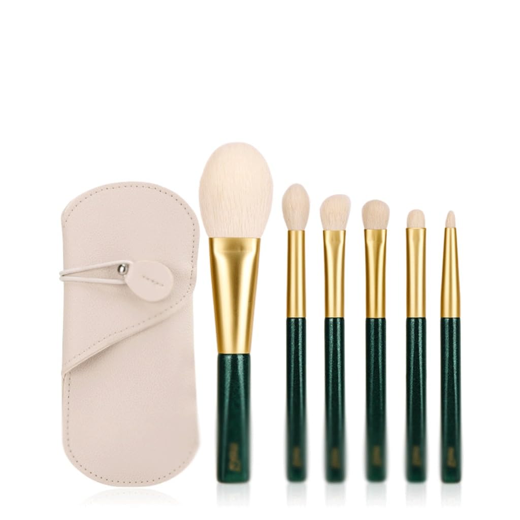 6-Piece Portable Makeup Brush Set