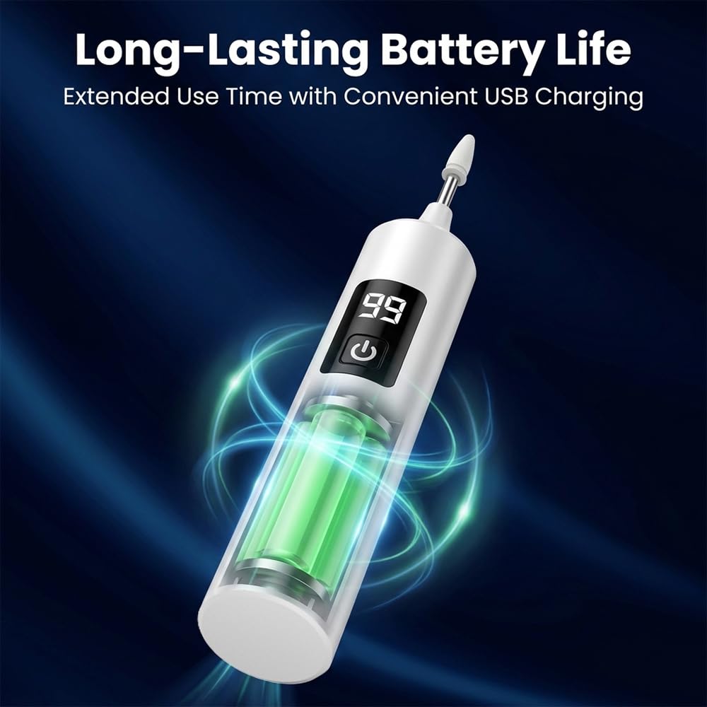 Cordless 3-Speed Electric Nail File