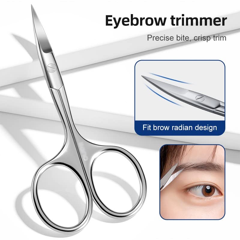 4-in-1 Stainless Steel Eyebrow Grooming Set