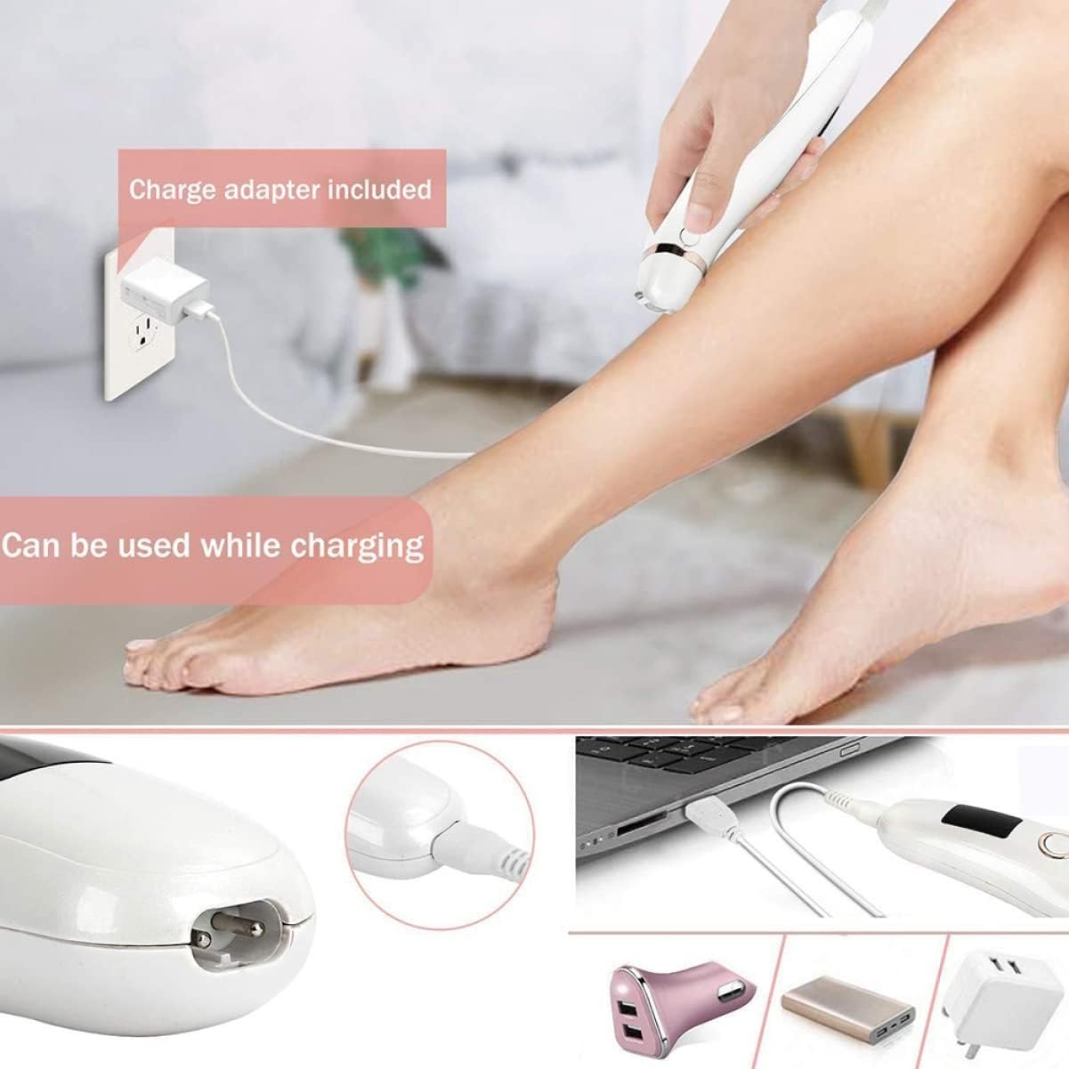 2-Piece Rechargeable Travel Shaver Set