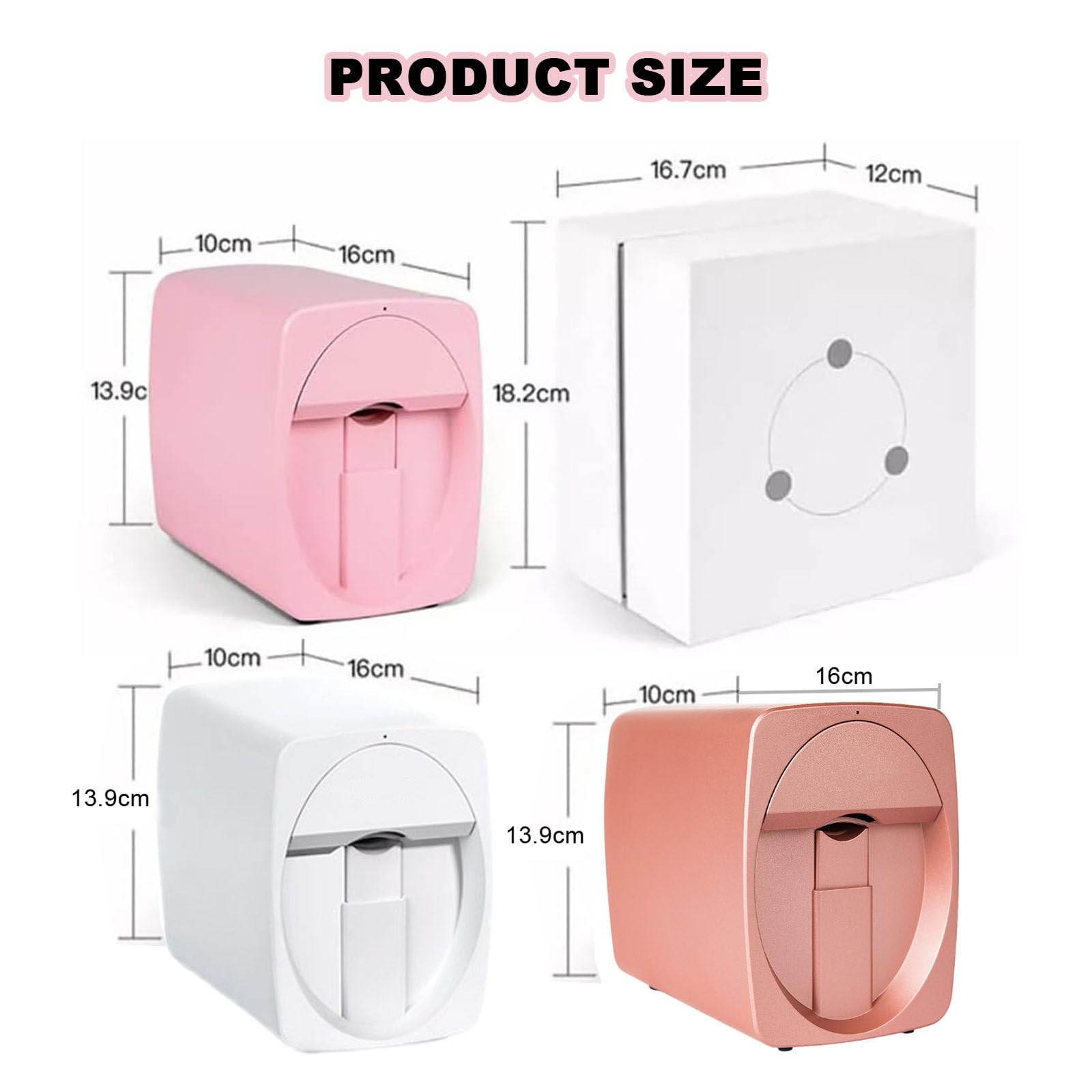 App-Controlled Portable Nail Painting Machine