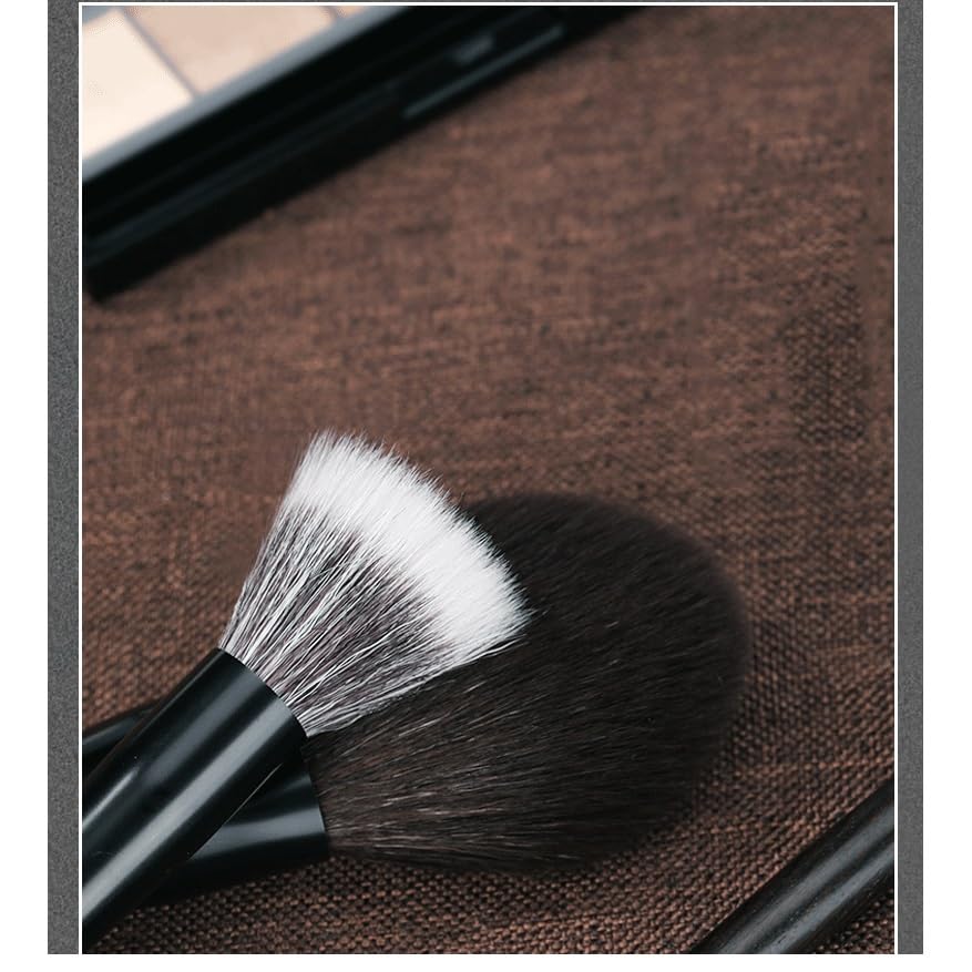 12-Piece Natural Hair Makeup Brush Set