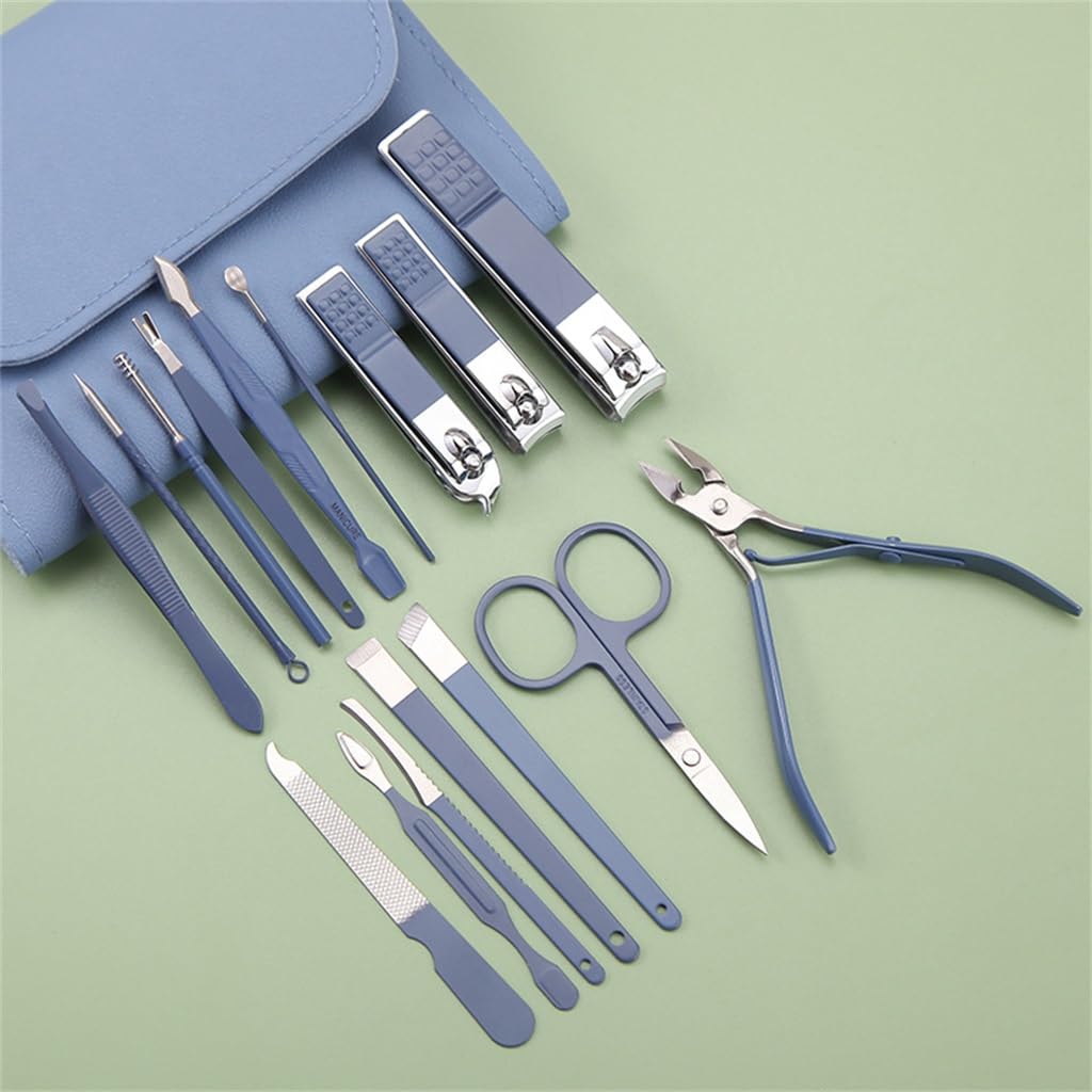 Stainless Steel Nail and Eyebrow Grooming Set