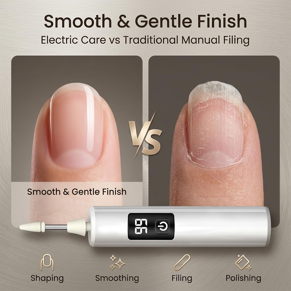 Cordless 3-Speed Electric Nail File