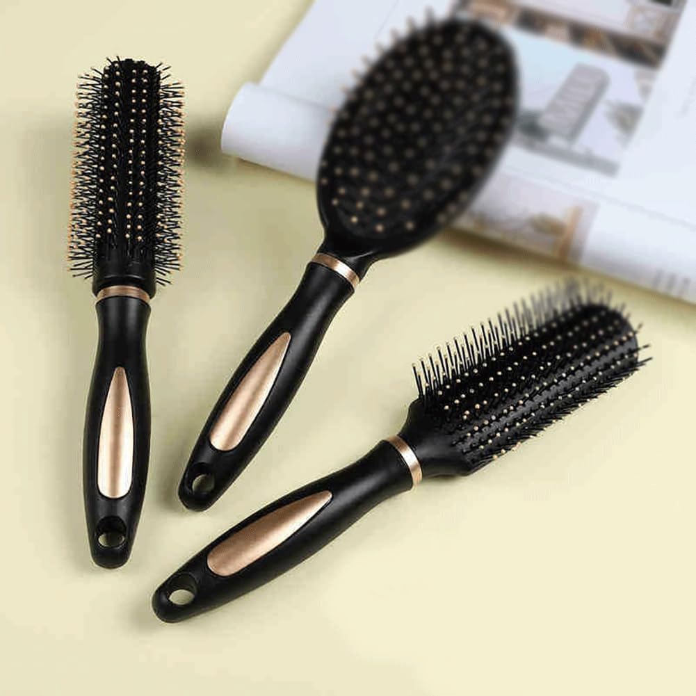3-Piece Airbag Hairbrush Set