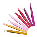 Precision Eyebrow and Eyelash Tweezer Set