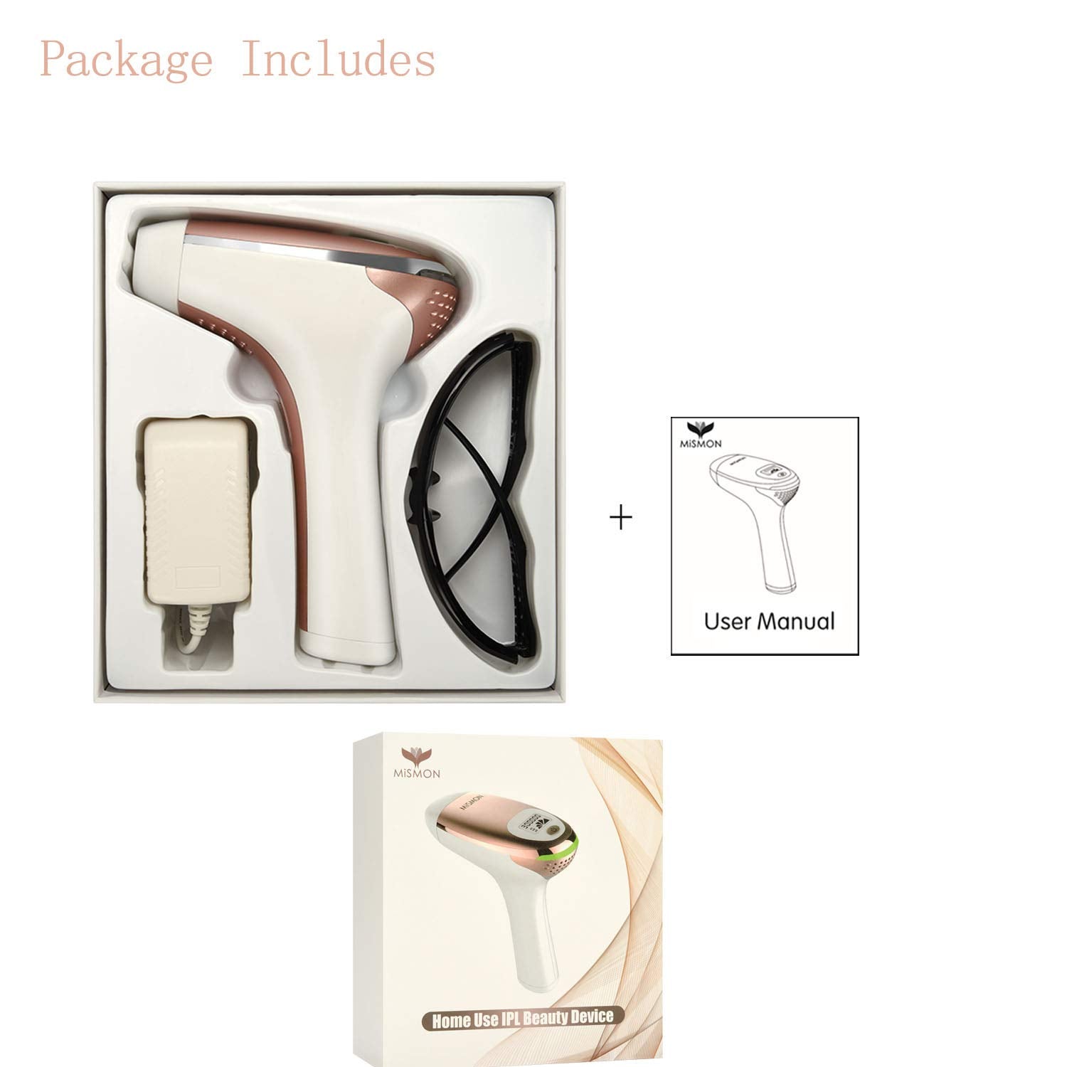 IPL Hair Removal Device with Skin Tone Sensor