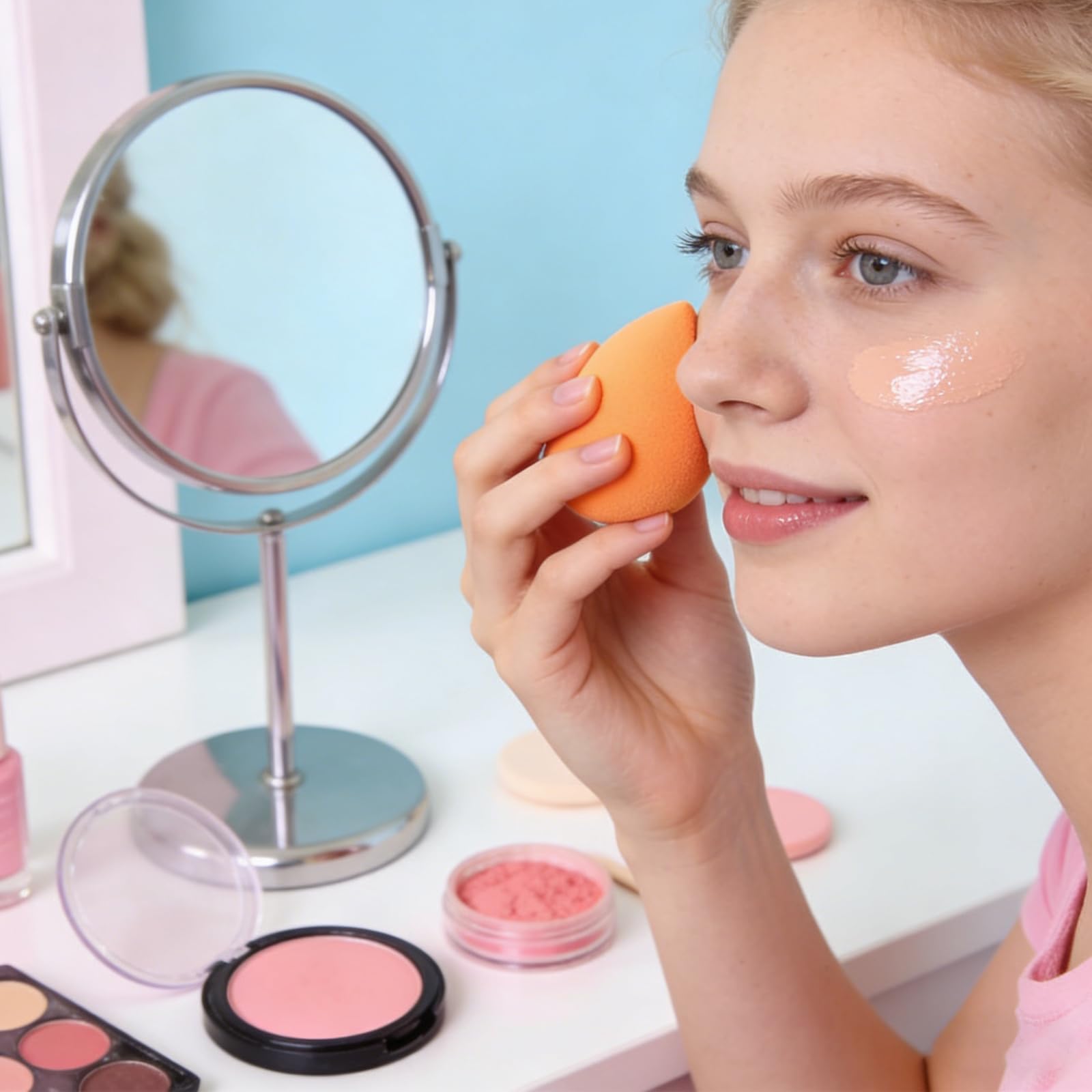 15-Piece Latex-Free Makeup Sponge Set