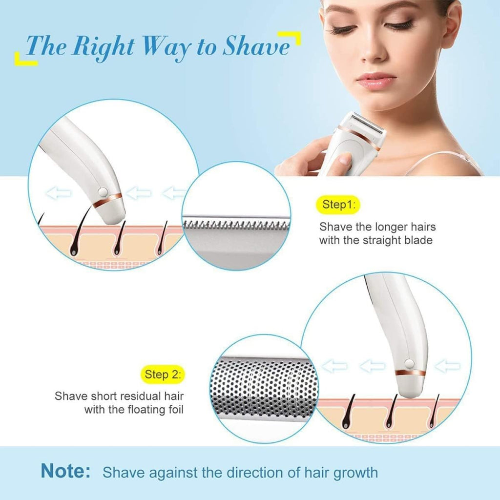 2-Piece Rechargeable Travel Shaver Set