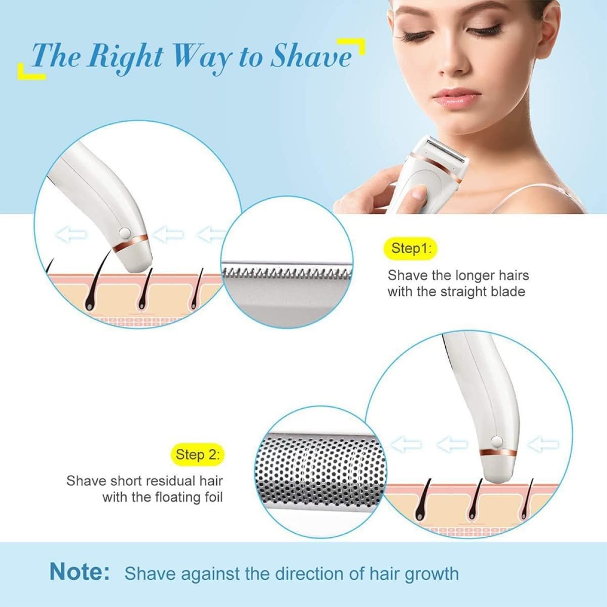 2-Piece Rechargeable Travel Shaver Set