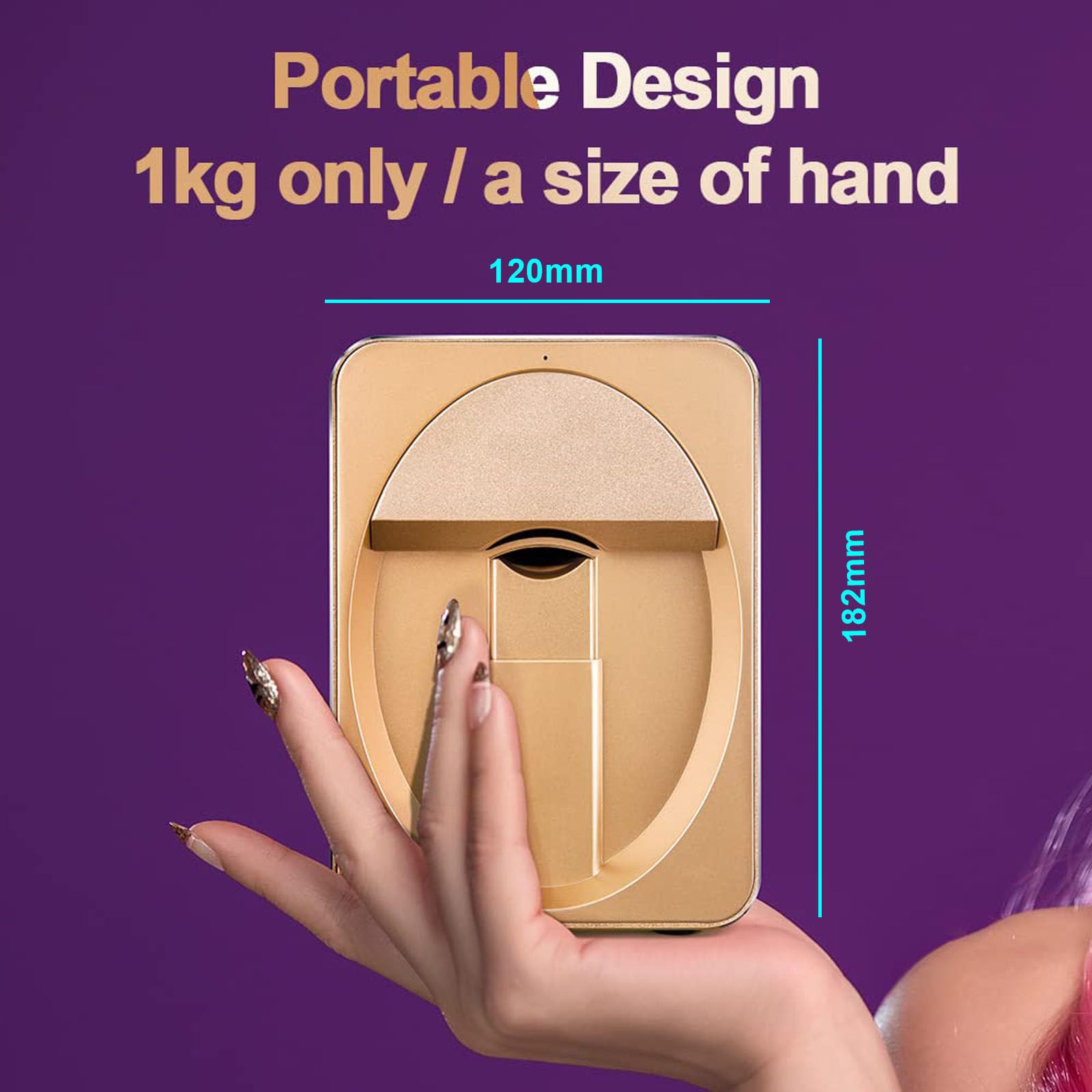 Portable Mobile Nail Painting Machine with Tool Set