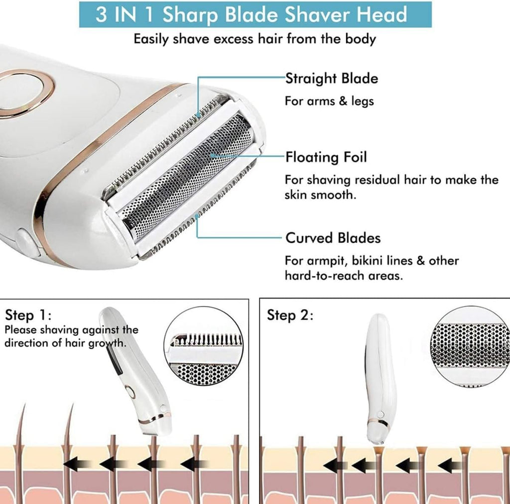 2-Piece Rechargeable Travel Shaver Set