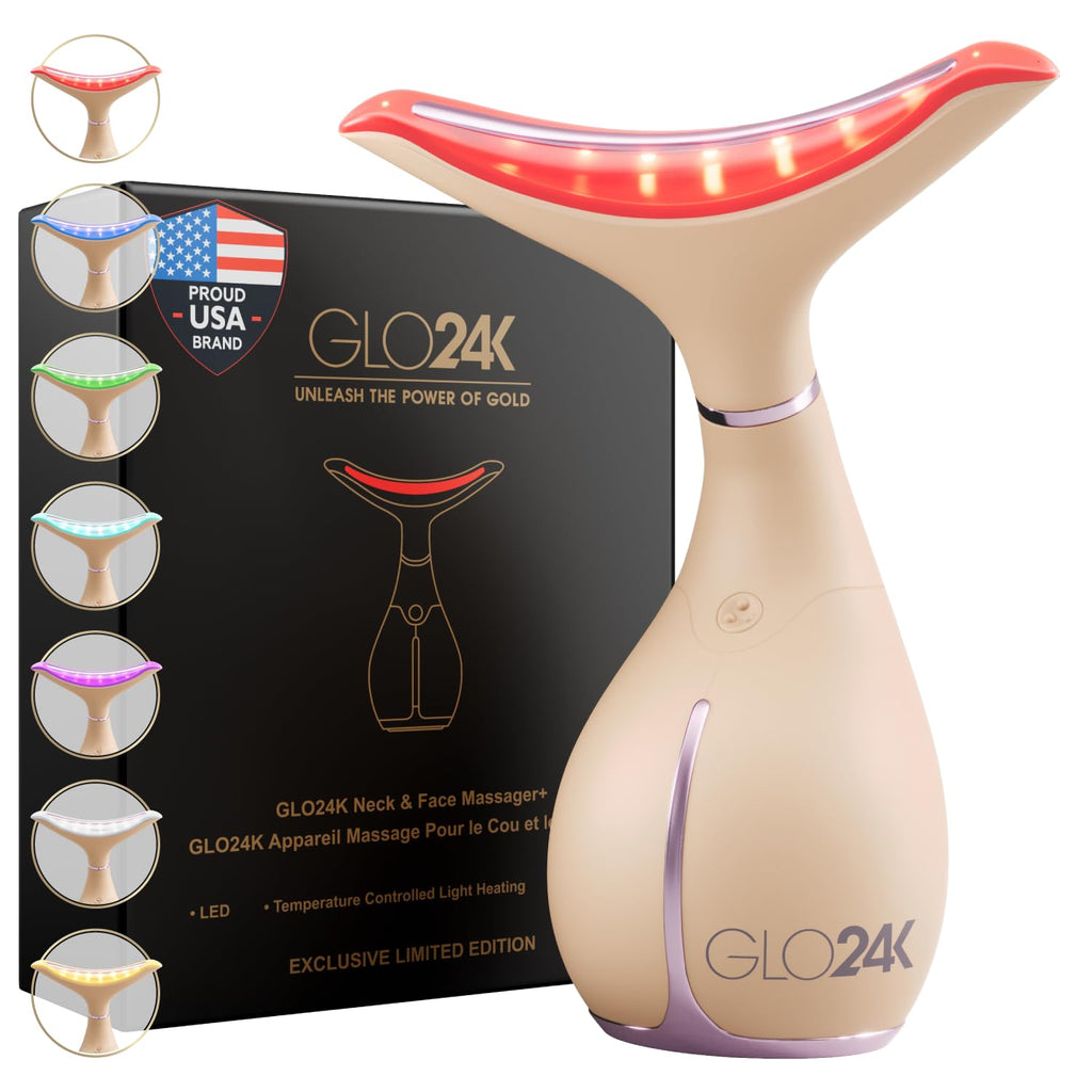 LED Facial Massage Wand with Heat and Vibration