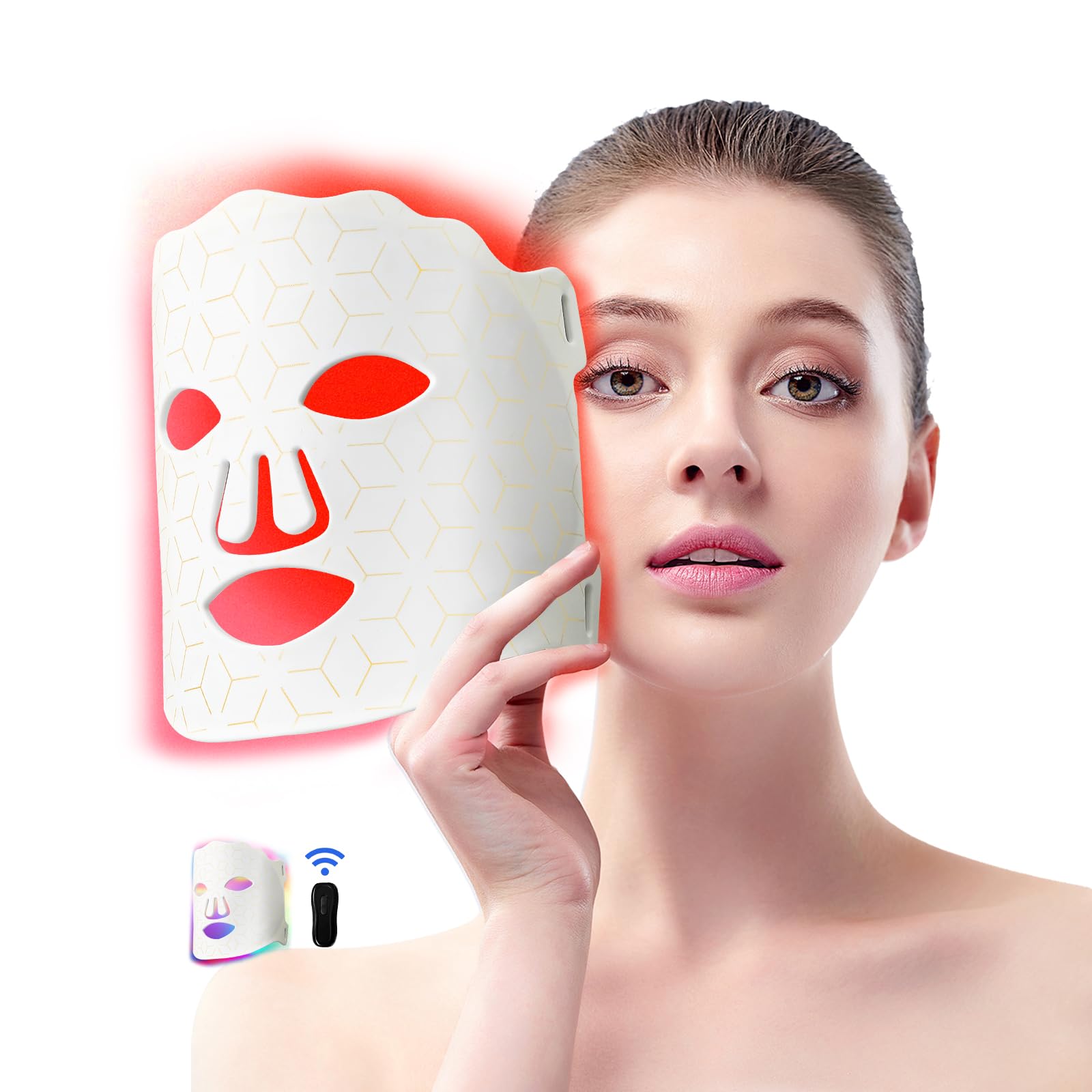 7-Color LED Light Therapy Face Mask