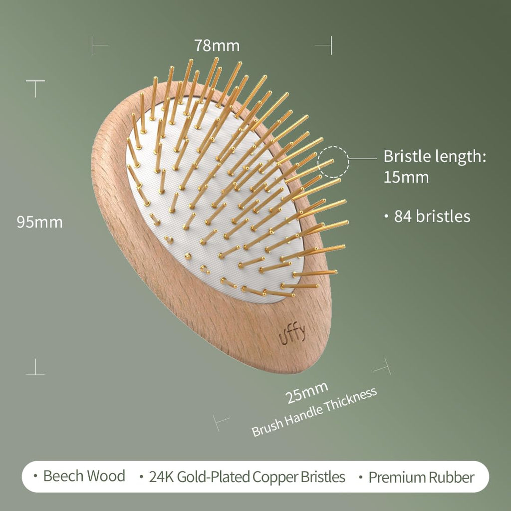 Bamboo Gua Sha Scalp Massage Brush