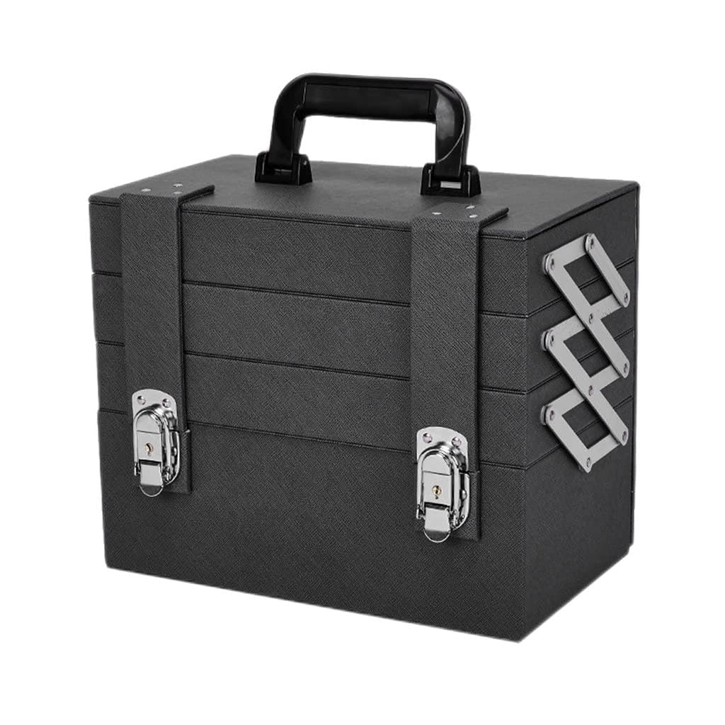 Multi-Layer Portable Cosmetic Storage Case