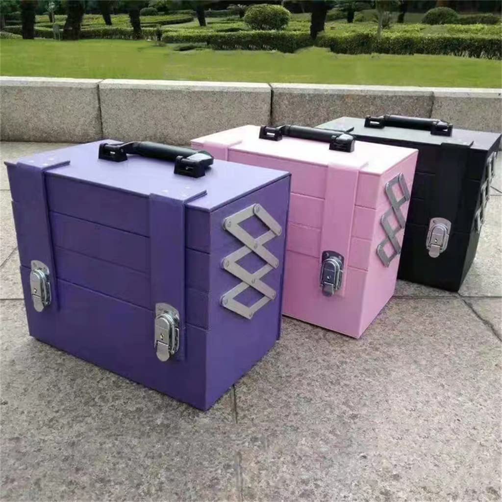 Multi-Layer Portable Cosmetic Storage Case