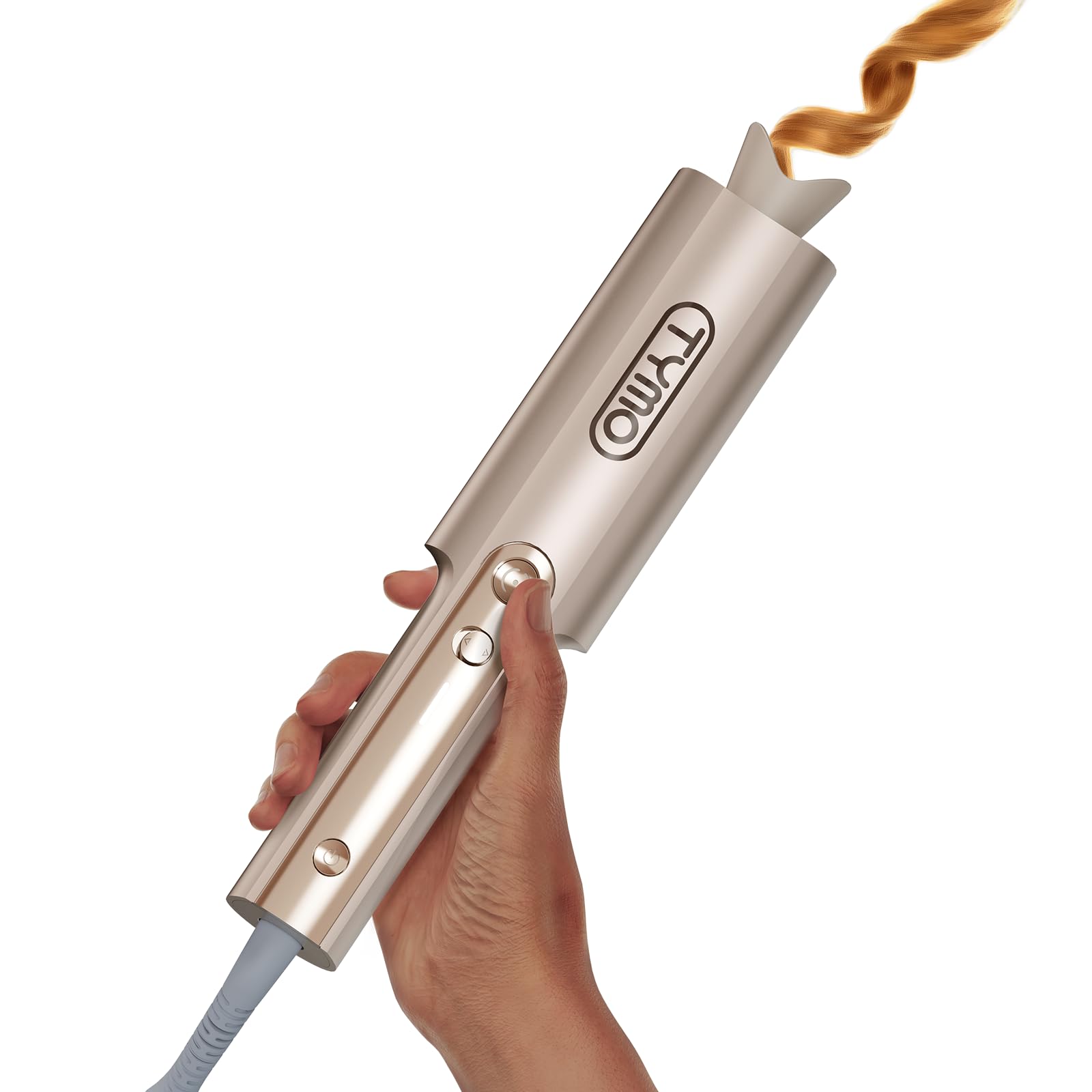 Long-Barrel Automatic Rotating Curling Iron