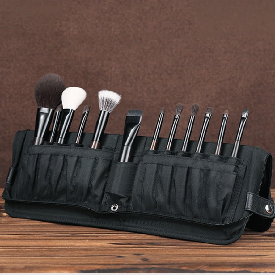 12-Piece Natural Hair Makeup Brush Set