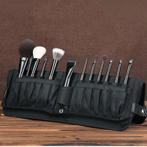 12-Piece Natural Hair Makeup Brush Set
