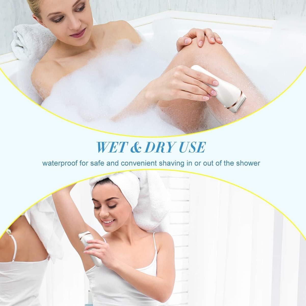 2-Piece Rechargeable Travel Shaver Set