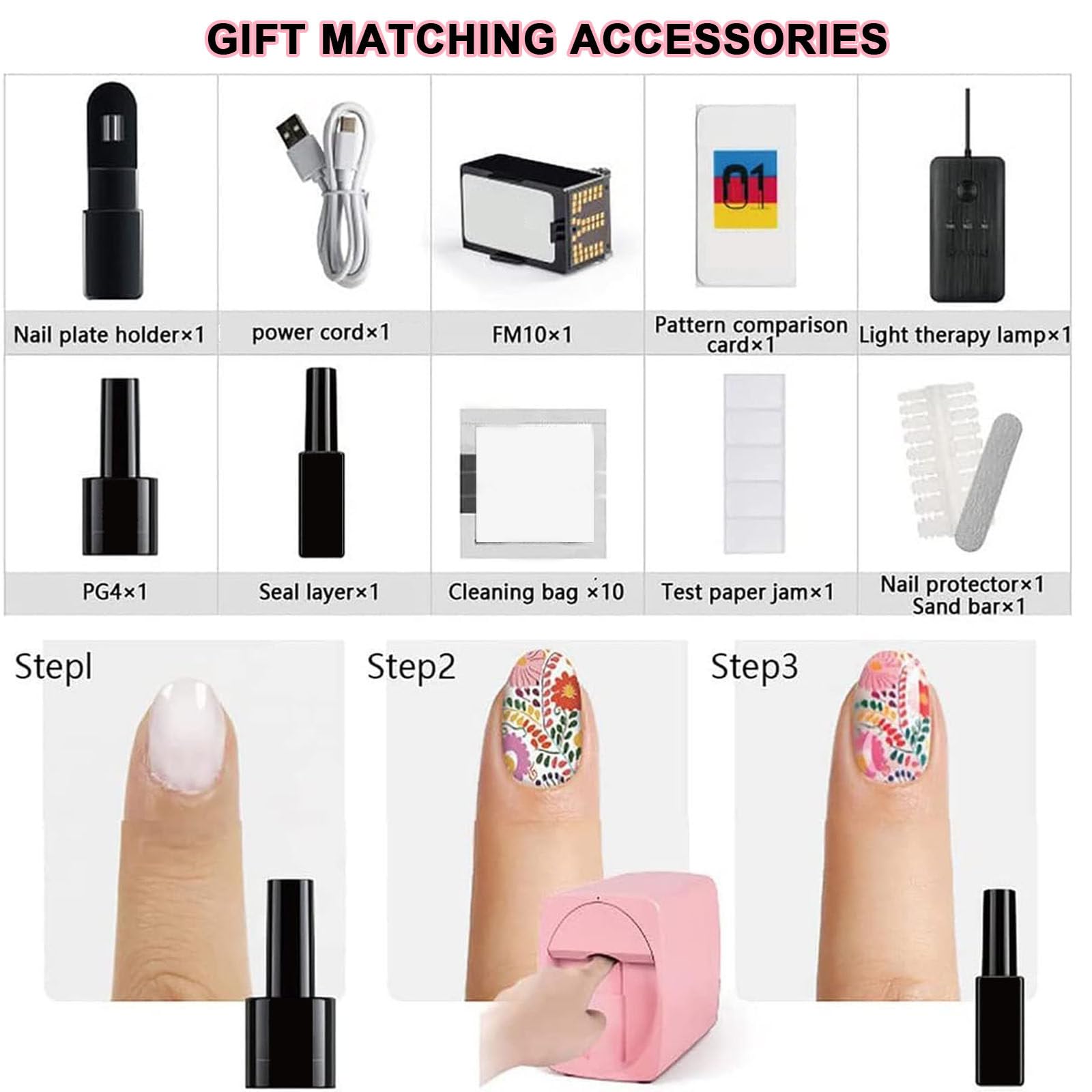 App-Controlled Portable Nail Painting Machine
