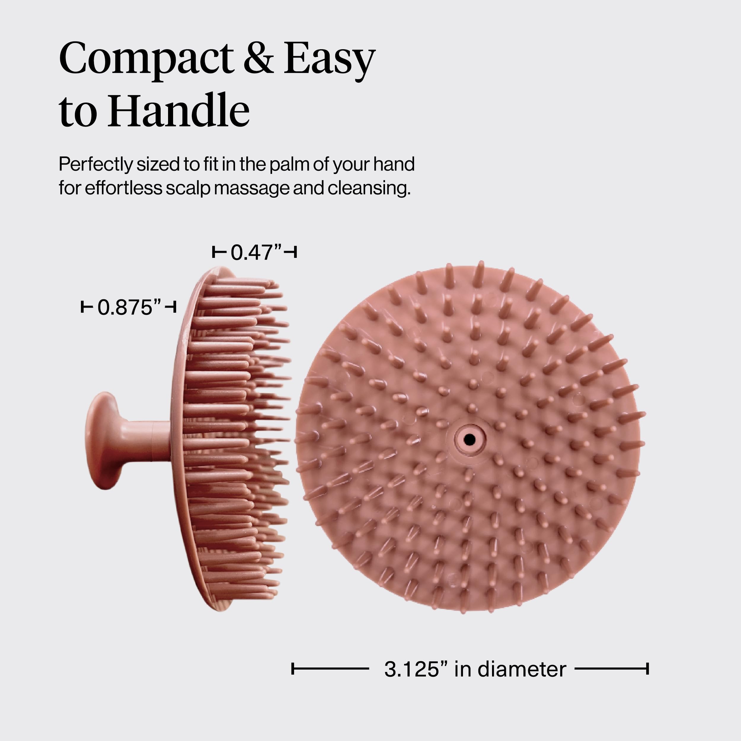 Silicone Shampoo Scalp Massage Brush