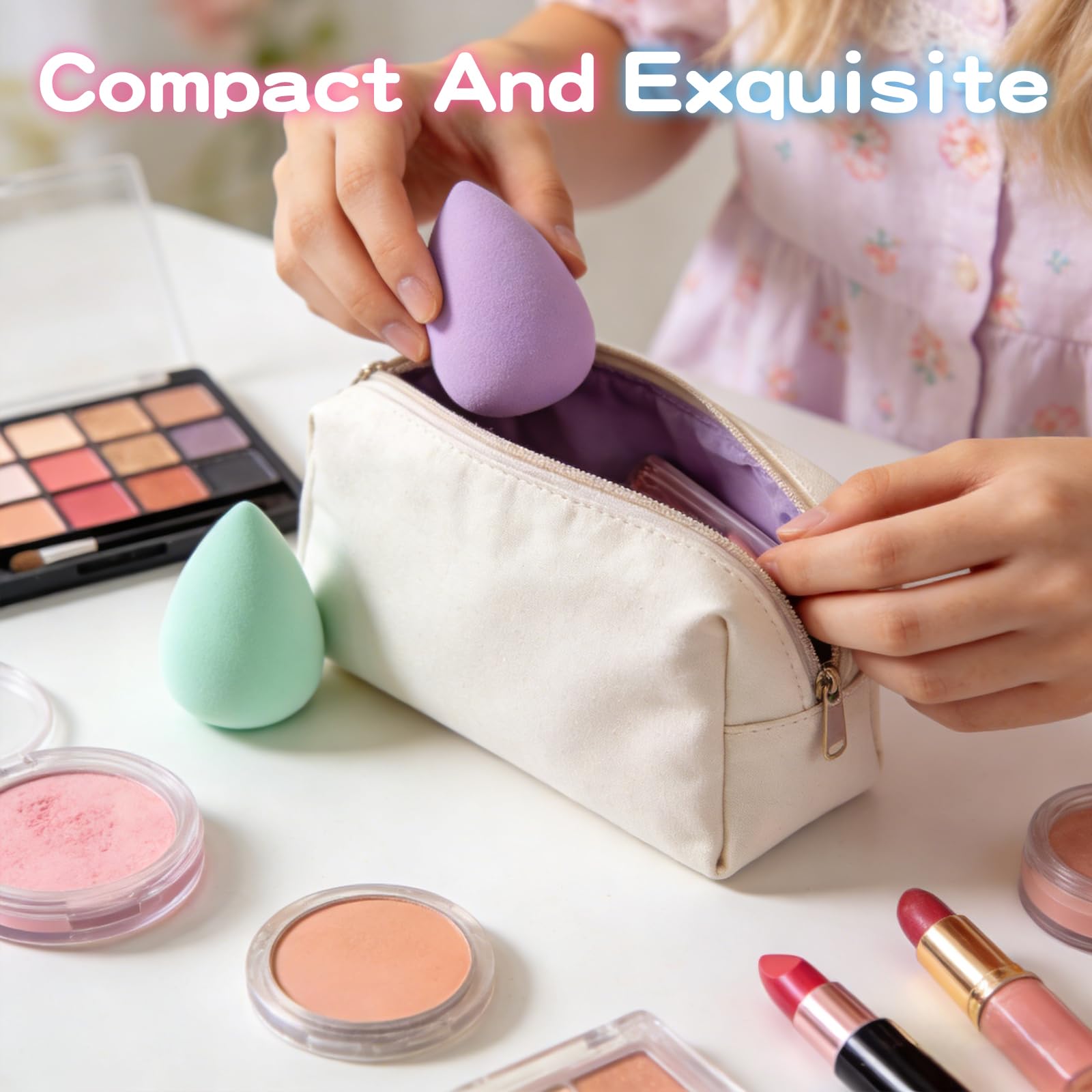 15-Piece Latex-Free Makeup Sponge Set