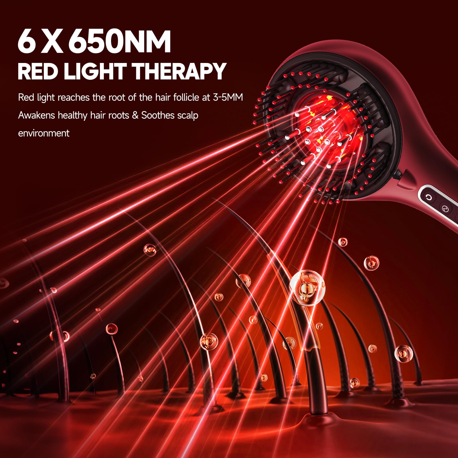 3-in-1 Waterproof Electric Scalp Massager
