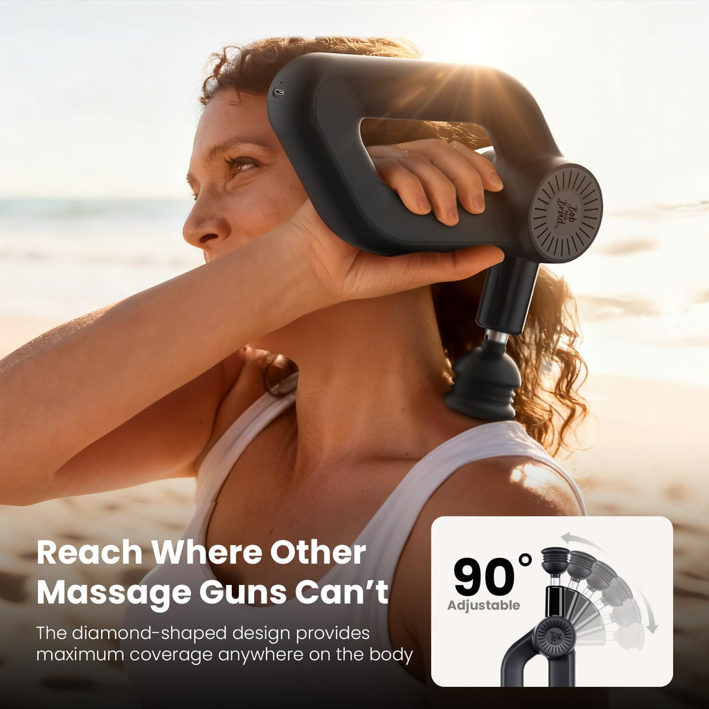Dual Massage Gun Set with Light and Heat