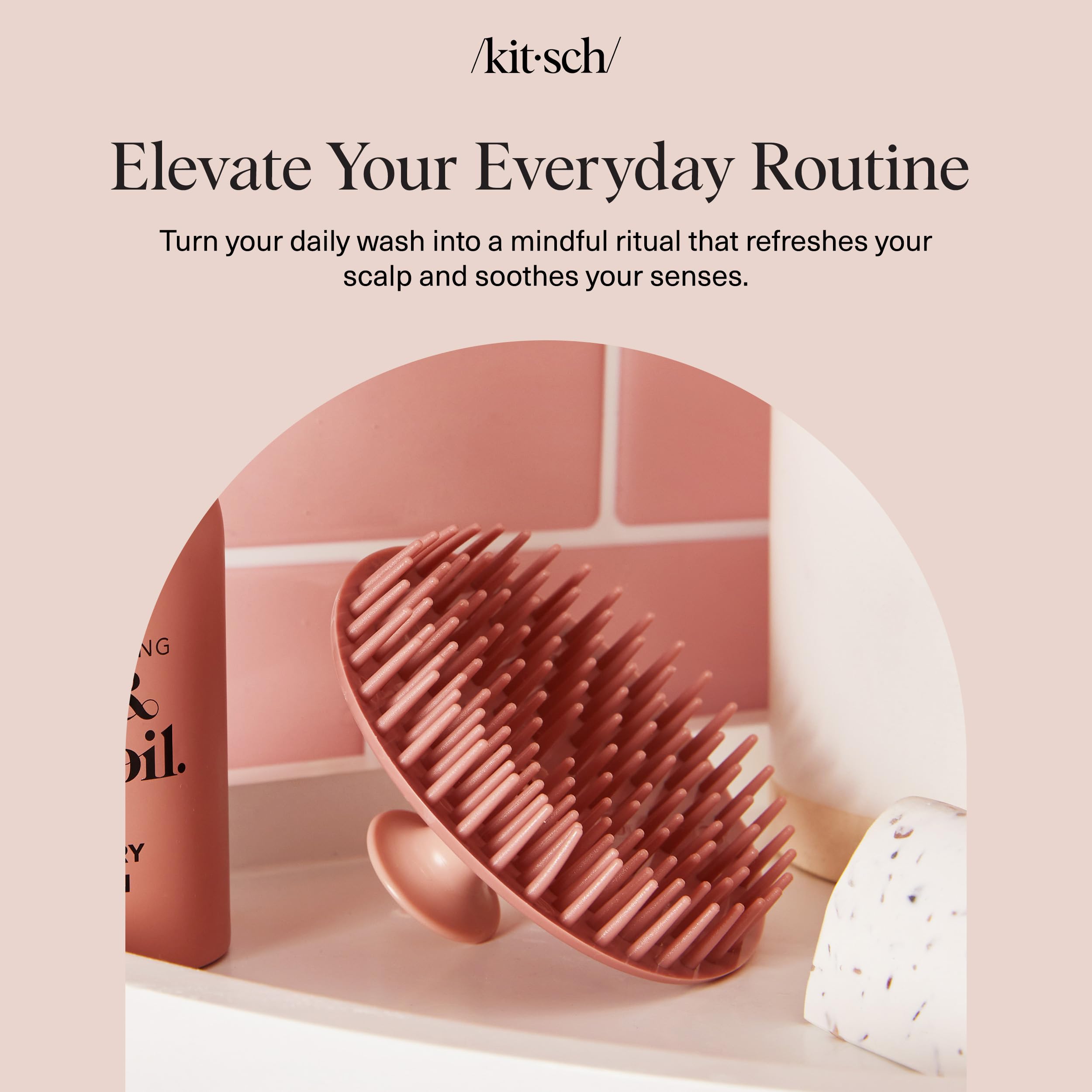 Silicone Shampoo Scalp Massage Brush