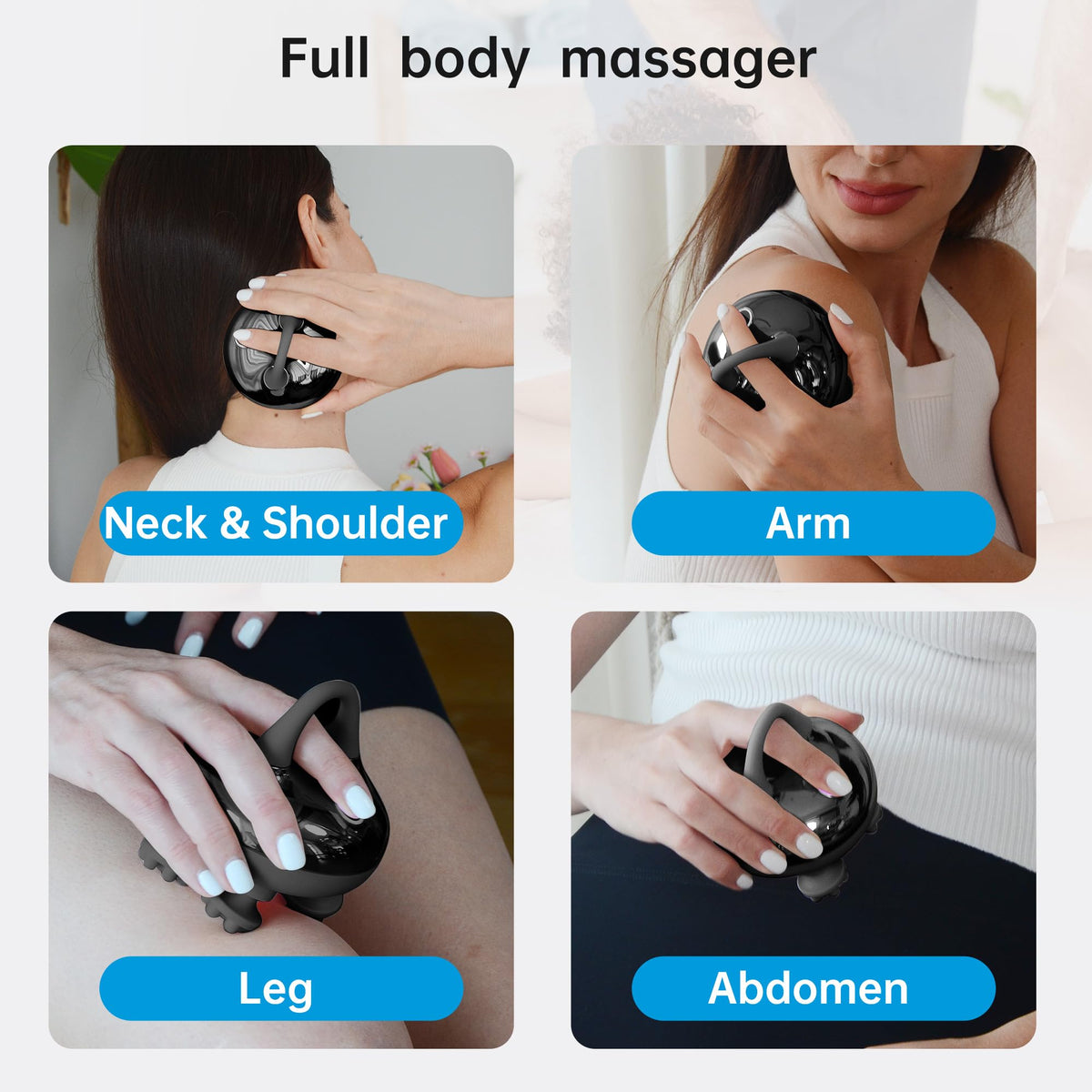 Heated Foot and Scalp Massager Set