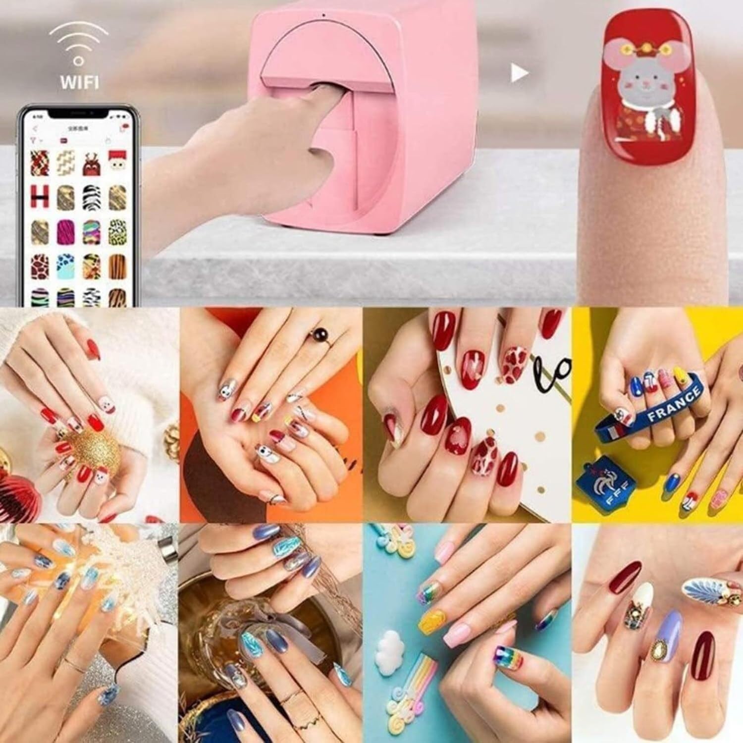 Portable Automatic Nail Art Printer