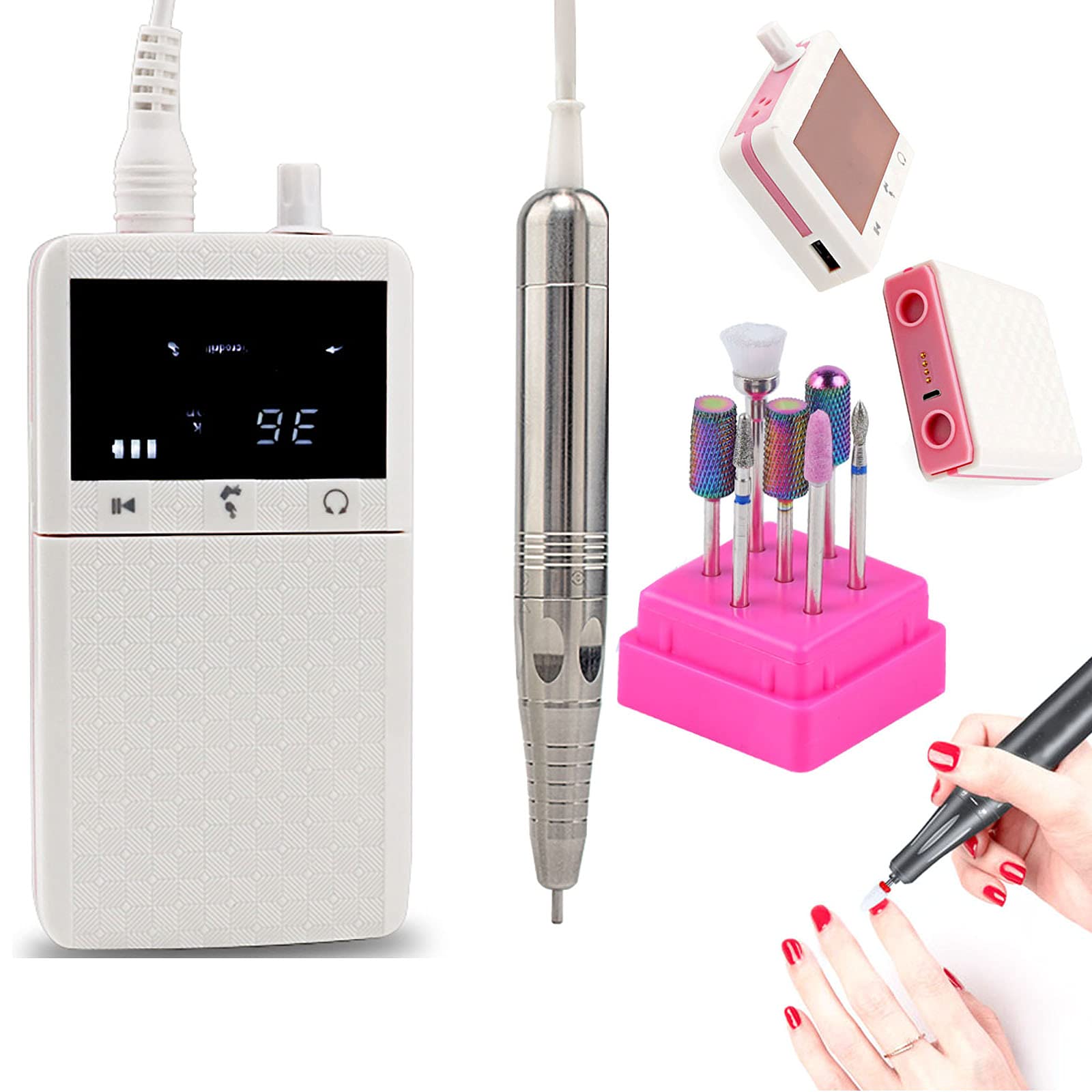 Rechargeable Brushless Nail Drill Set