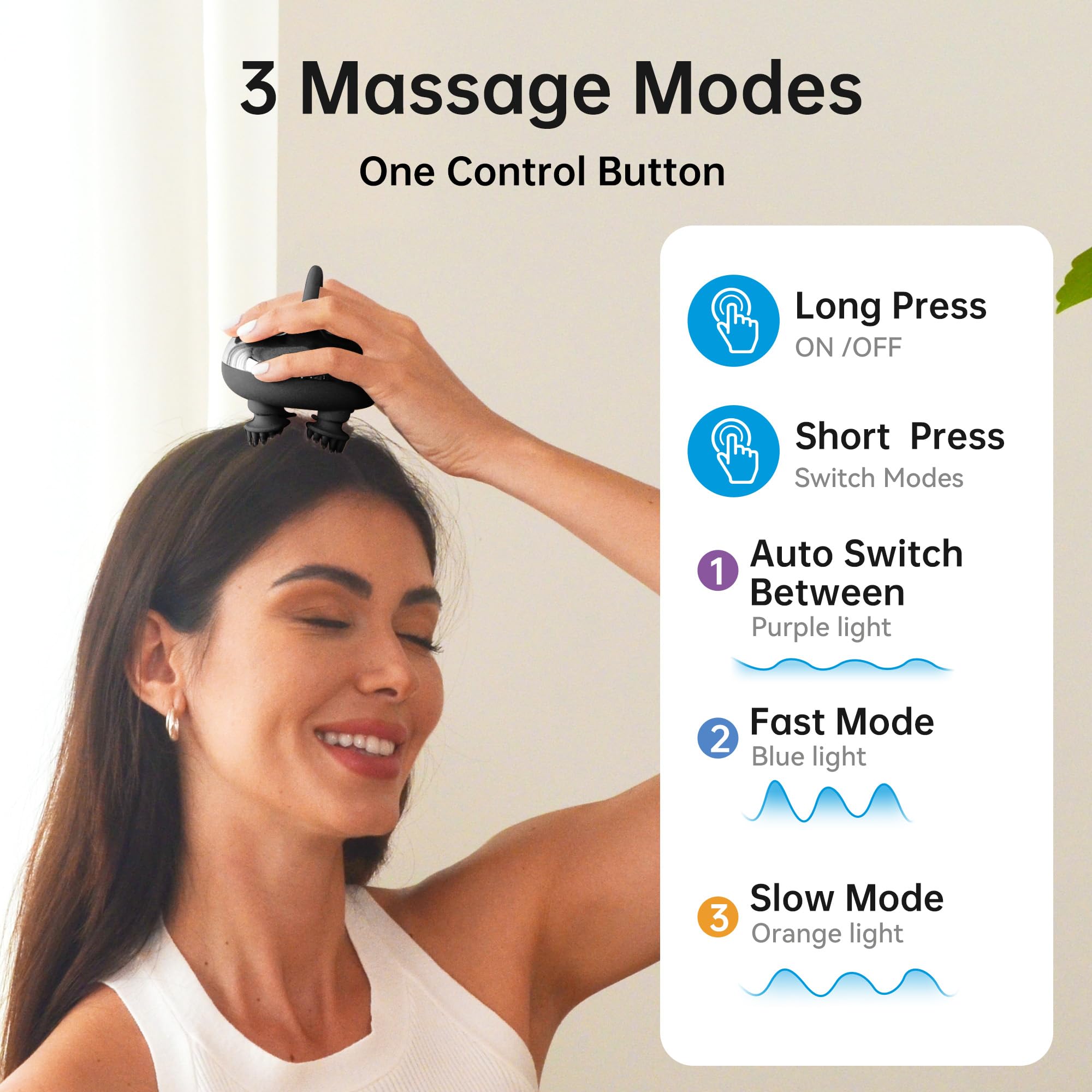 Heated Foot and Scalp Massager Set